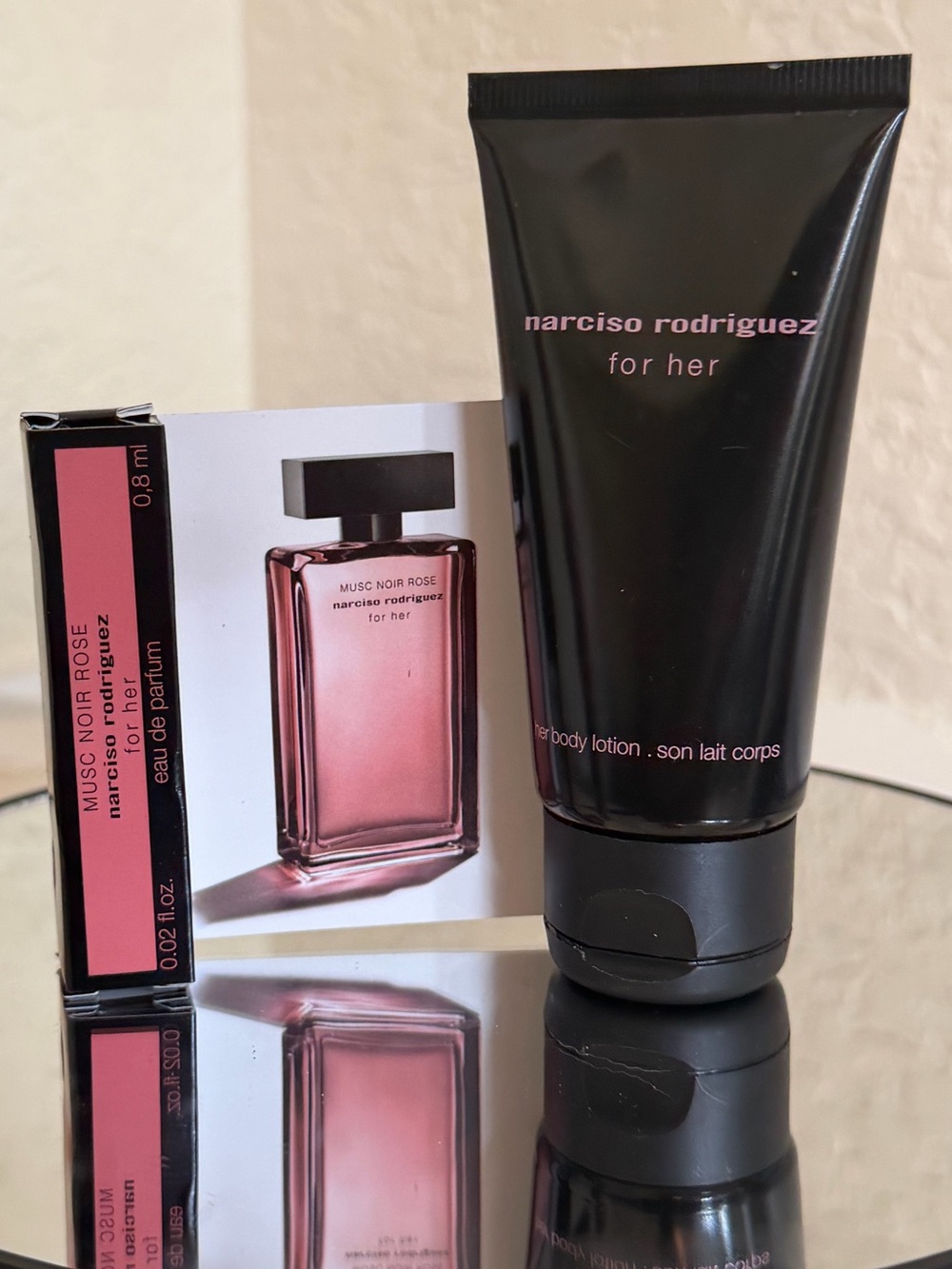 Narciso Rodriguez For Her Musc Noir Rose Body Lotion & Fragrance Set